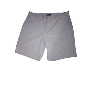 32 Degrees Men's Gray Bermuda Style Performance Shorts Stretch Spandex Casual 38